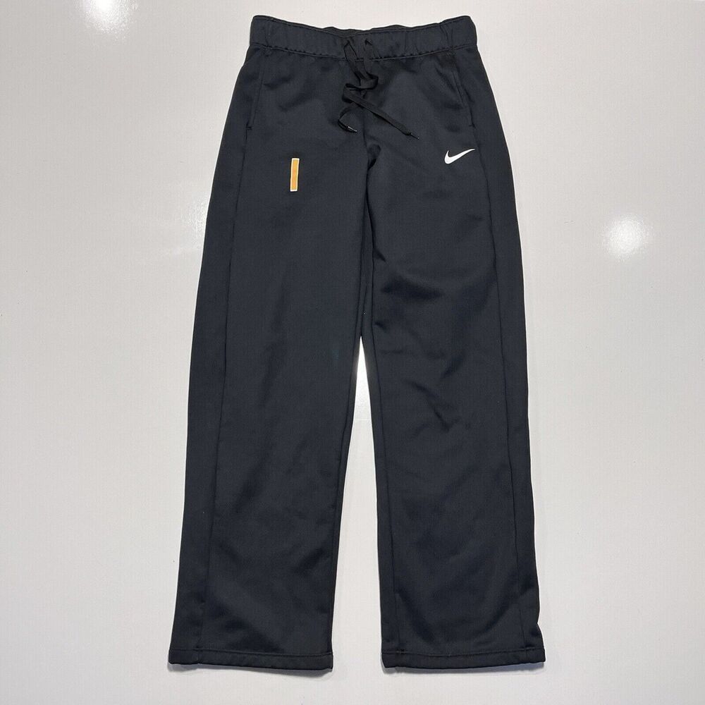 Nike Therma Fit Straight Leg Sweat Pants M  w/ Pockets‎ Y2K Relaxed Black